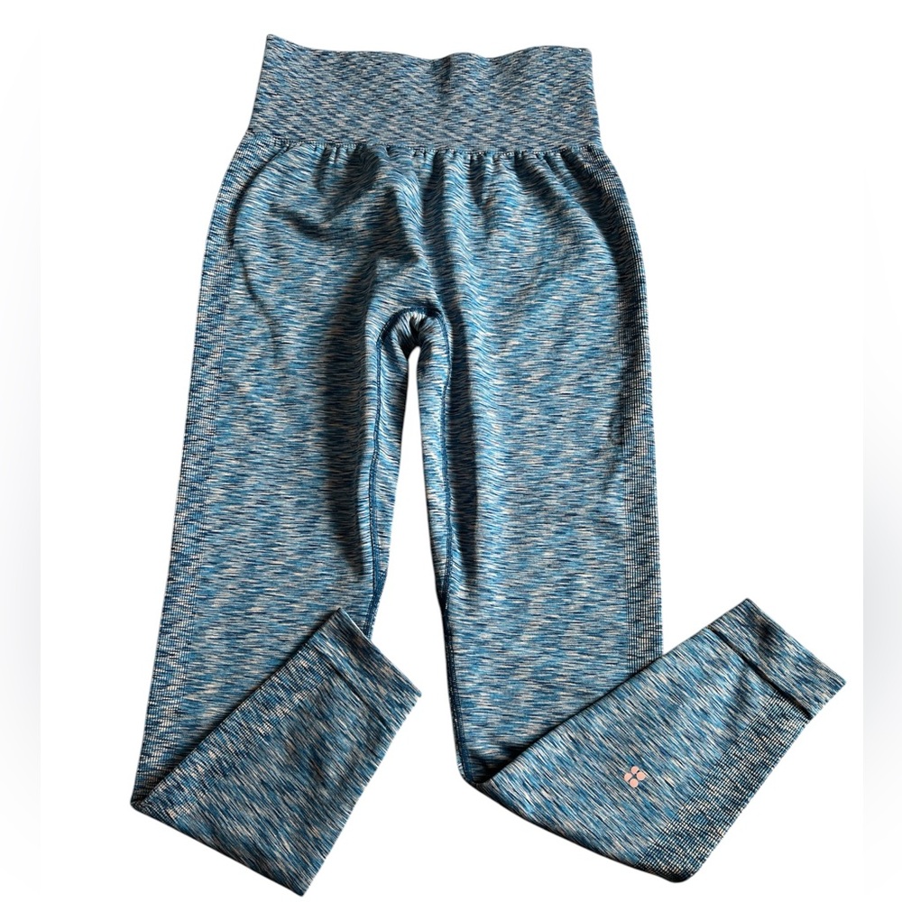 NWT SWEATY BETTY SPACEDYE BASE LAYER WOMEN’S LEGGINGS IN DEEP BLUE IN XL